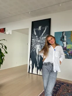 Lovisa hørskjorte - Hvid