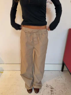 Lucille bukser med snørelukning - Beige