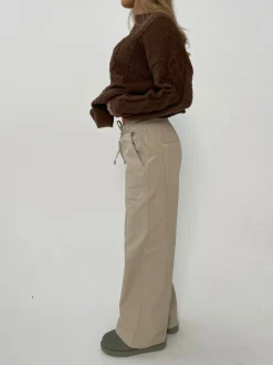 Lucille bukser med snørelukning - Beige