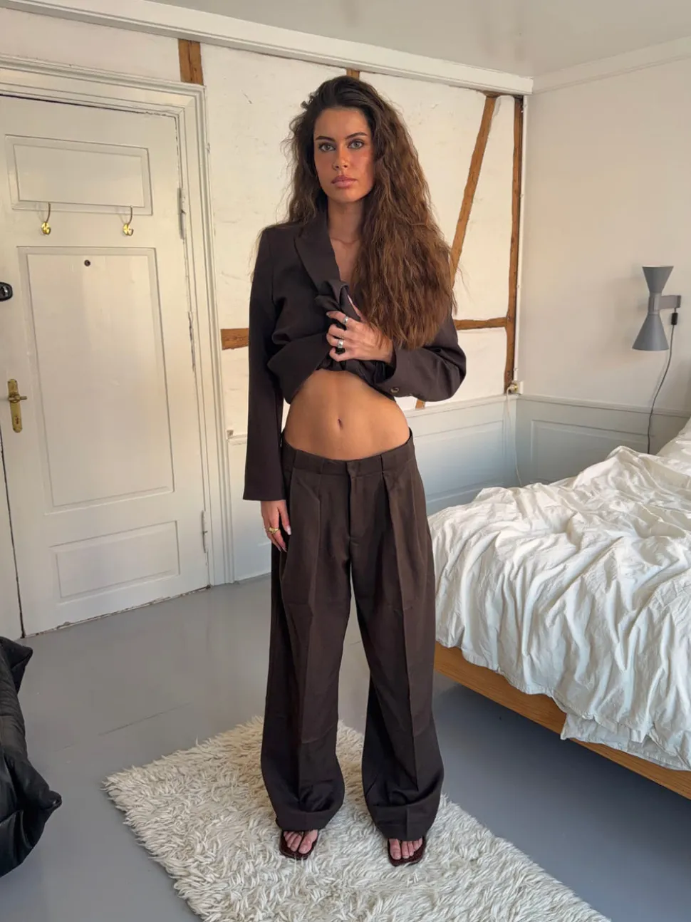 Lulo suitbukser - brun