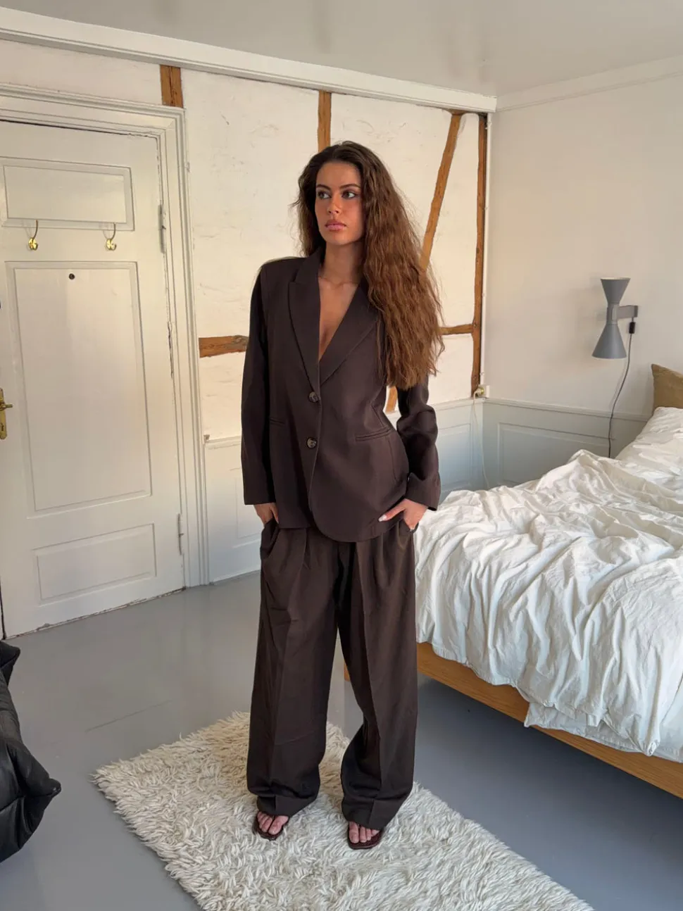 Lulo suitbukser - brun
