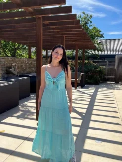 Lydia kjole - turkis