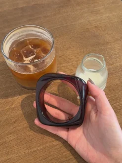 Lykke chunky armbånd - Brun
