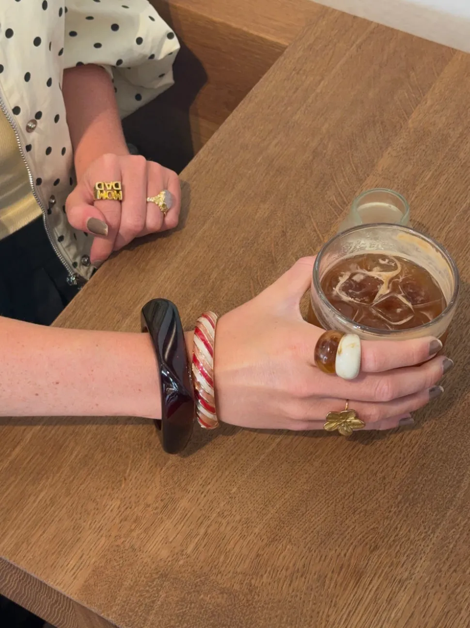 Lykke chunky armbånd - Brun