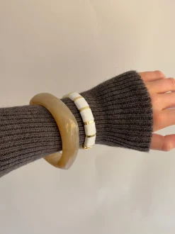 Lykke chunky armbånd - Honningfarvet