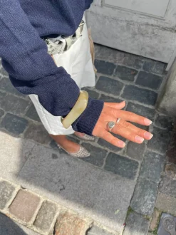 Lykke chunky armbånd - Lys honningfarvet