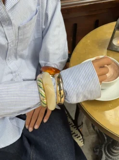 Lykke chunky armbånd - Off white
