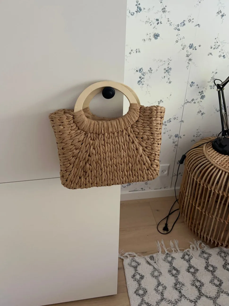 Maddaloni flettet taske - Beige