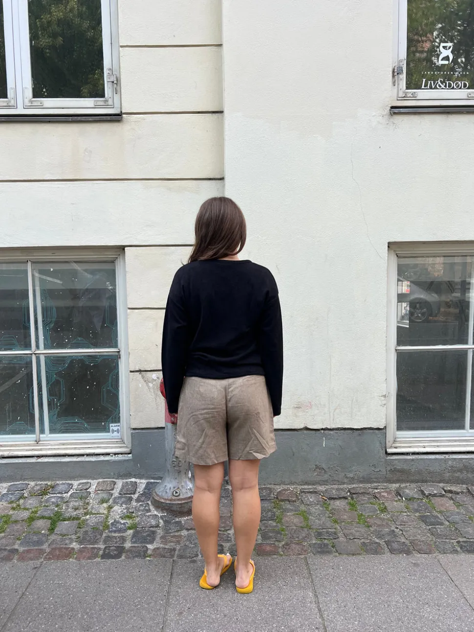 Madison cardigan med lynlås - Sort