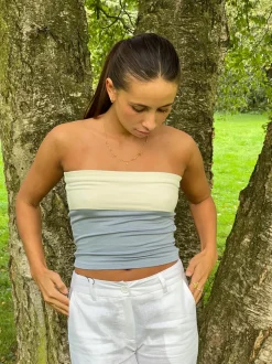 Maisy tubetop - Lyseblå