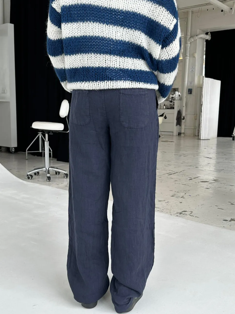 Maluca hørbukser - Navy
