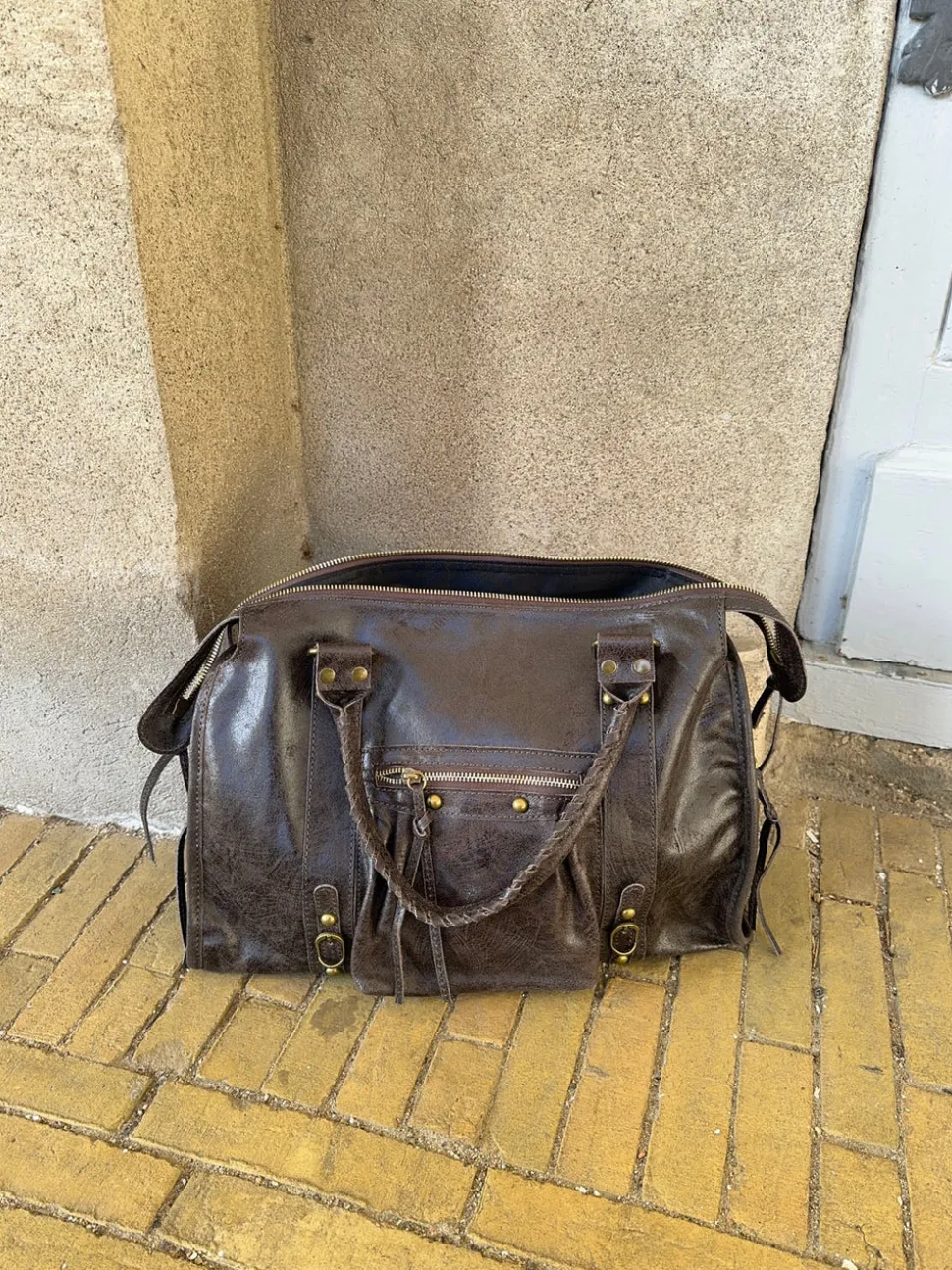 Manhattan taske - brun