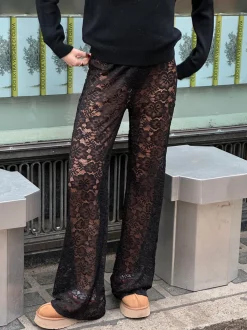 Marla blonde bukser uden indershorts - Sort