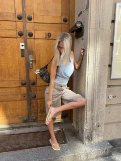 Martine top - Lyseblå