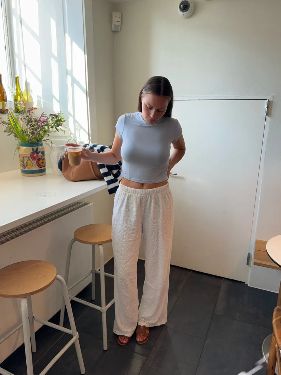Mathilde Ravn basic t-shirt - Lyseblå