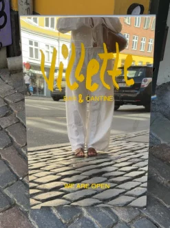 Mathilde Ravn bukser med stort broderi - Hvid