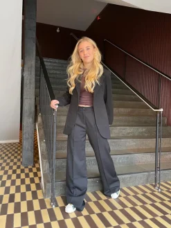 Matilde W - suit bukser sort