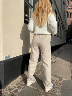 Matilde W hør bukser beige