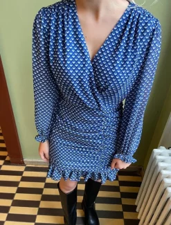 Matilde W kjole - Blå