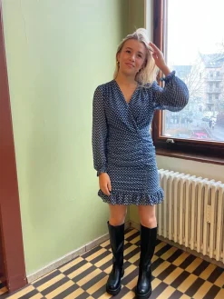 Matilde W kjole - Blå