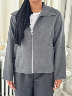 Melania suitjakke - Grå