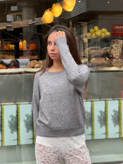 Mellie striktrøje - Grå