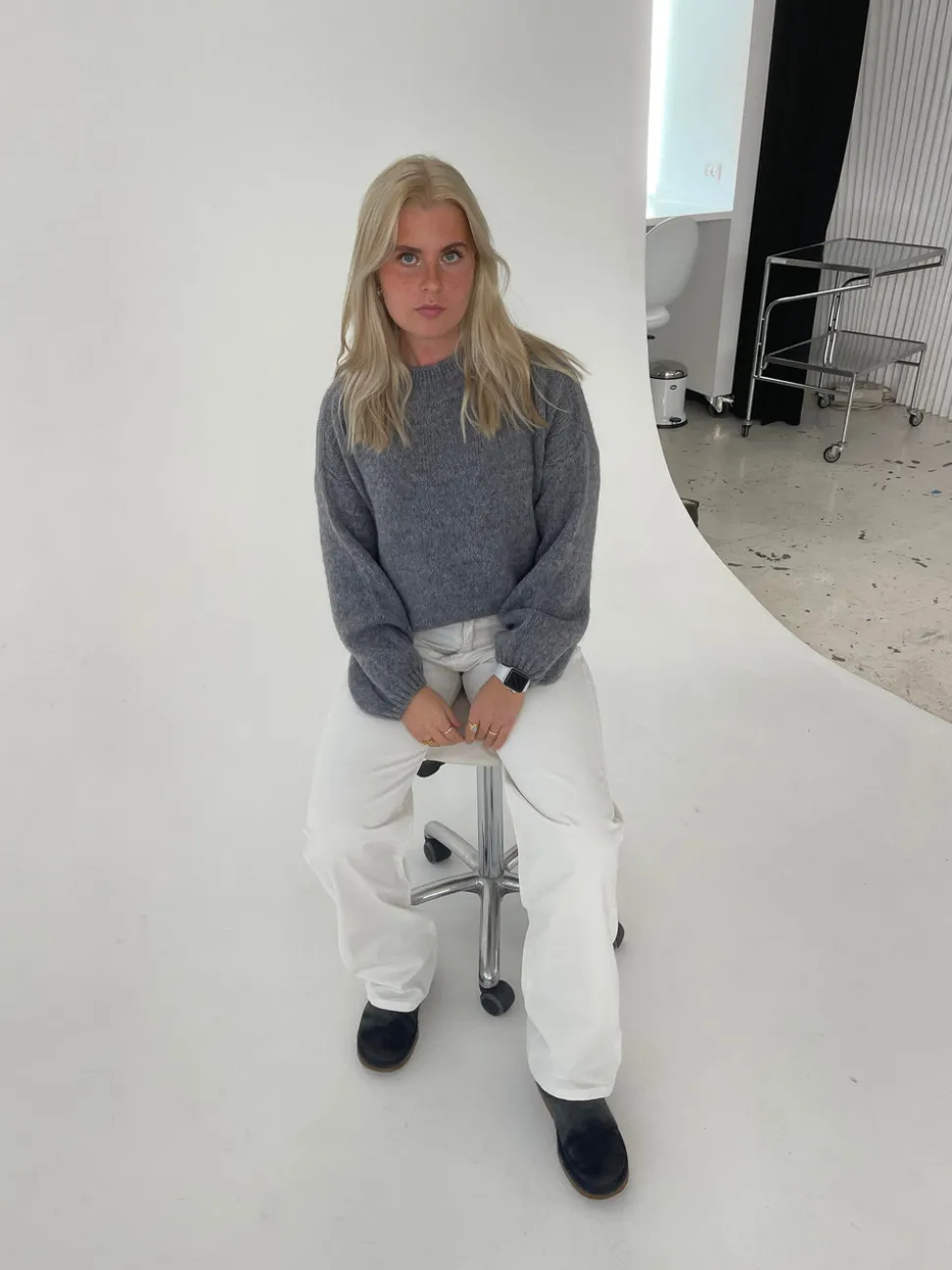 Miti striktrøje - Grå