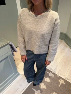 Moda striktrøje - Beige