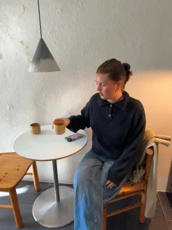 Molly striktrøje - Navy