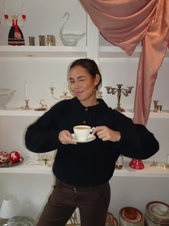 Molly striktrøje - Navy