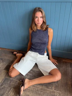 Montania glimmertop - Navy