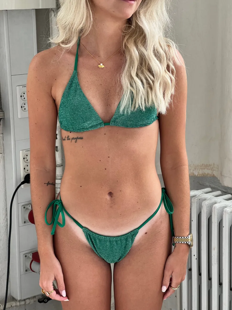 Nala glimmer bikini - Grøn