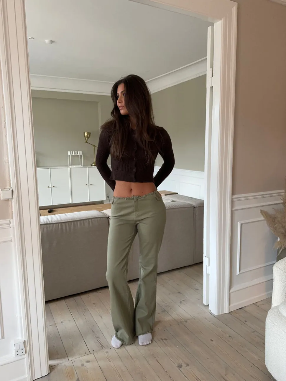 Neola jeans - Kaki