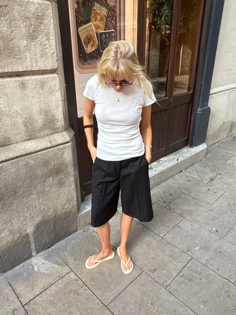 Noelia bermudashorts - Sort