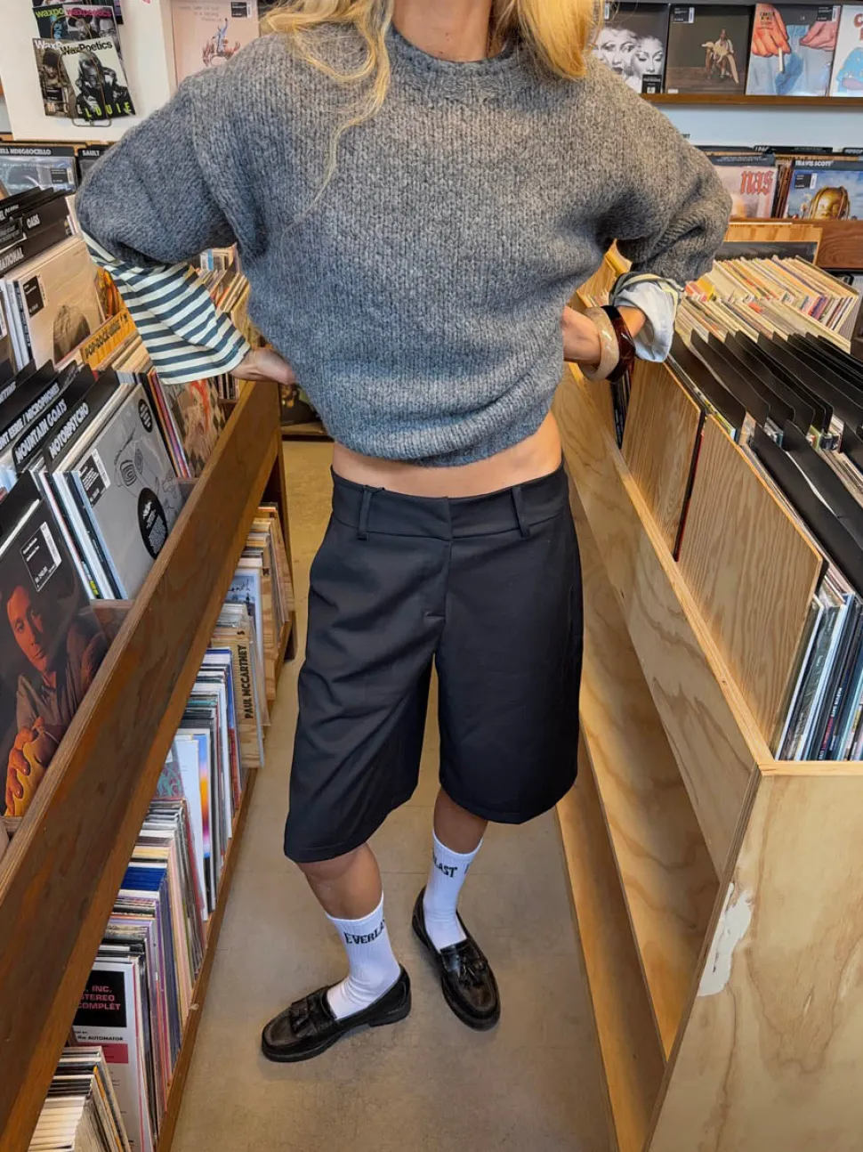 Noelia bermudashorts - Sort