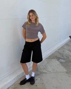 Noelia bermudashorts - Sort