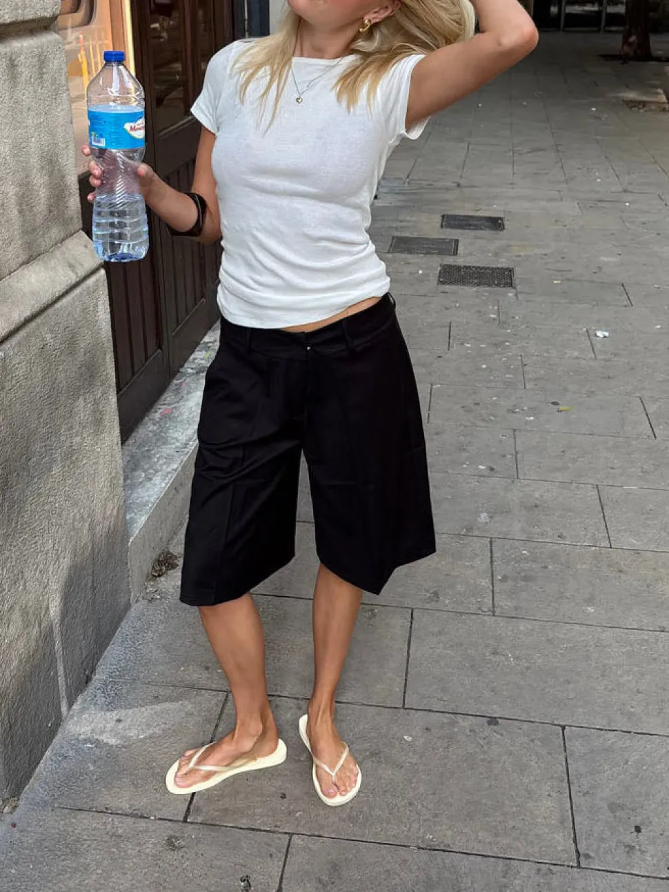 Noelia bermudashorts - Sort