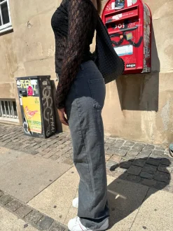 Nuna lavtaljede jeans - Grå