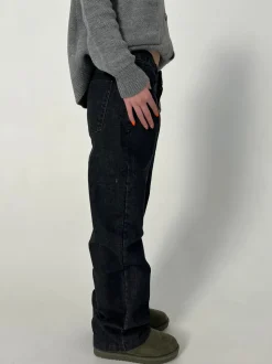 Nuna lavtaljede jeans - Sort