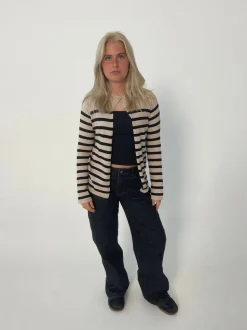 Nuna lavtaljede jeans - Sort