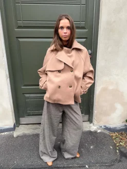 Patricia kort trenchcoat - Beige