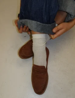 Pilou loafers i ruskind - brun
