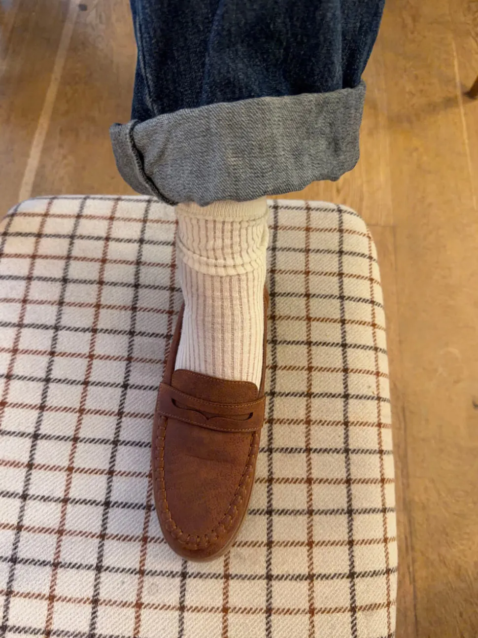 Pilou loafers i ruskind - brun