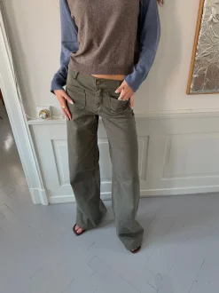 Riven jeans - Kaki