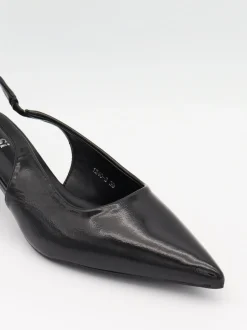 Robin slingback mules - Sort