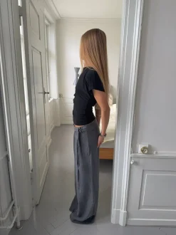 Ronya bukser med bælte - Grå