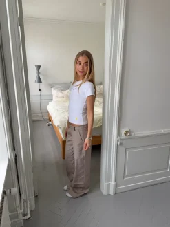 Salva suit bukser - Taupe