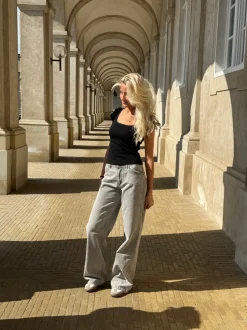 Samara jeans - Lys grå