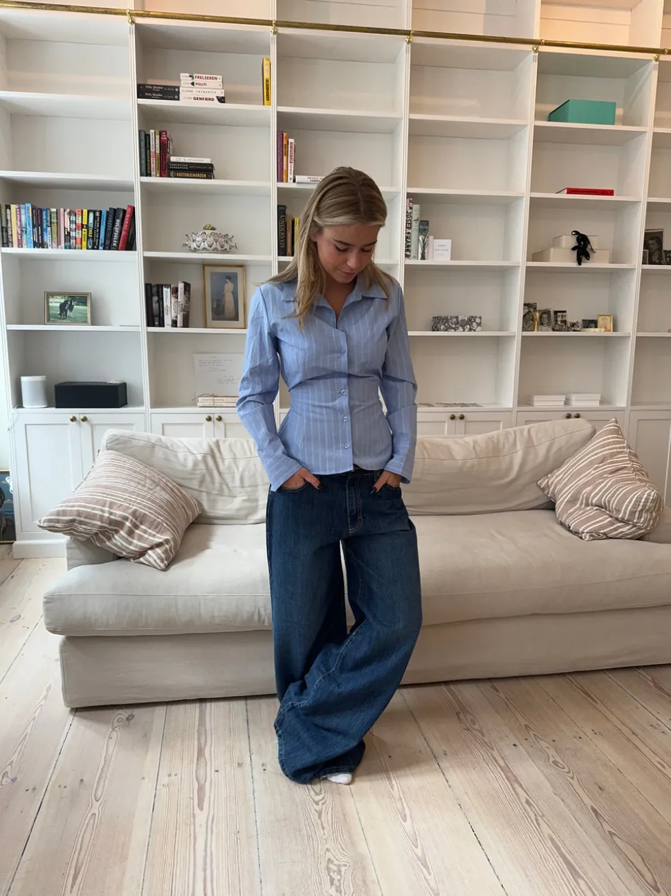 Samara jeans - Mørkeblå denim