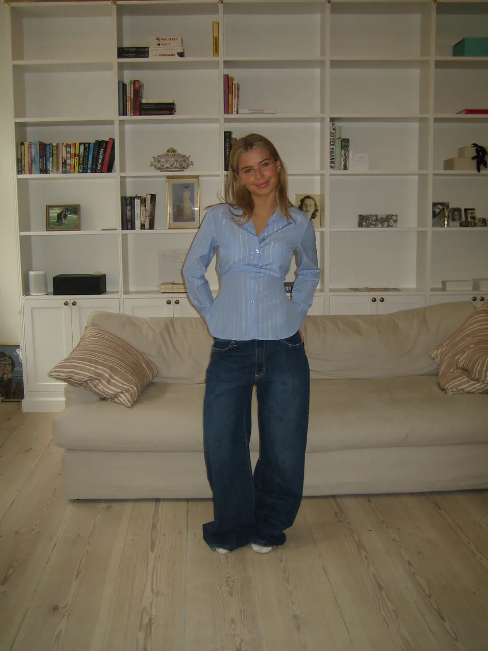 Samara jeans - Mørkeblå denim